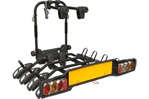 Peruzzo Parma Tow Ball Cycle Carrier, Ash Grey, 4 Bikes