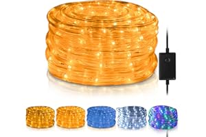 ‎SWANEW SWANEW LED Lichterschlauch, 30M 720 LEDs lichtschlauch Lichterkette außen, IP20 Wasserfest Led Schlauch außen, Garten-Party-Festbeleuchtung (Warmweiß