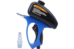 Mrisata Sandstrahler, Rost-Sandstrahler, Kleine Düse, Pneumatische Sandstrahlpistole, Glas, Anti-Rost-Sandstrahlen, 23 X 18 X 9 Cm