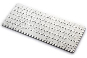 MiNGFi Protection Clavier Silicone pour Apple Magic Keyboard A1644 (2015-2016) EU/ISO - Transparent