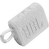 JBL Go 3 Altoparlante Bluetooth portatile impermeabile senza fili IP67 antipolvere per esterni (bianco)