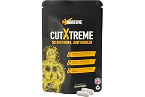 BioRevive Cut Xtreme Thermogenic Fat Burner – New Formula Vegan 780mg Capsules with L-Carnitine, Green Tea, B Vitamins & Caffeine for Energy, Focus & Metabolism Support, Pre-Workout Supplement