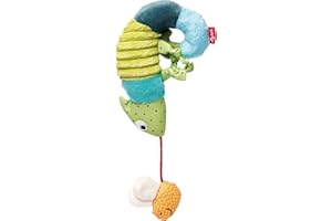 SIGIKID 41056 Anhänger Chamäleon Baby Activity On Tour Mädchen und Jungen Babyspielzeug empfohlen ab Geburt mehrfarbig