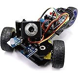 Freenove Three-Wheeled Smart Car Kit for Raspberry Pi 4 B 3 B+, Robot Project, Tutorial and Code, Android APP, Video Camera Wi-Fi Wireless RC Servo Ultrasonic