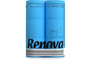 Renova Hygieniskt papper, Färg Blå - 3 Paket med 6 Rullar