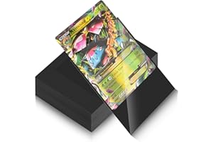 Jinhuaxin 100 Fundas para Cartas,66x91mm Fundas Cartas Magic,Fundas Cartas Transparente para Cartas,Vistoso Card Sleeves para Cartas Coleccionables como Magic,The G-athering,M-TG