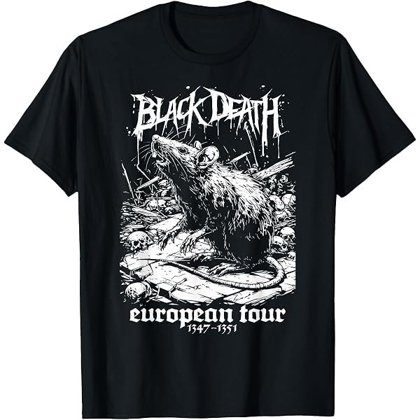 Black Death European Tour | Plague Rat Medieval History Goth T