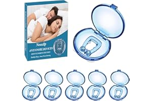 RUTIDA Anti Snore Devices, 6 Pack Magnetic Anti Snore Clip Nasal Dilators, Reusable Snore Stopper Snoring for Better Sleep, Sleeping Aid Relieve Snore for Men and Women