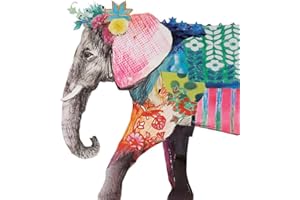 Crafty Things 4 x Paper Napkins - Regalia Elephant - Ideal for Decoupage/Napkin Art
