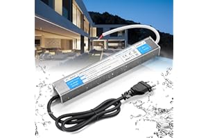 BRIMETI Trasformatore LED 220 24V 200W Esterno Alimentatore Driver IP67 Impermeabile Adattatore AC 220V a DC 24V 8.3A Transformer Interruttore Netzteil Trasformatori Tensione per Striscia LED