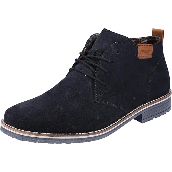Bottes Bugatti Homme - Cuir Cognac - Semelle Caoutchouc - Style Rock