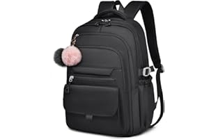 HEROIC KNIGHT Schulrucksack Teenager Schulranzen Mädchen für Laptop 15.6 Zoll wasserabweisende Schultasche Jungen school bag for girls leichte Tagesrucksack Damen Herren
