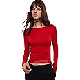 SIGHTBOMB SKIMS Fabric Round Neck Ultra Soft Feather Touch Micro Fiber Full Sleeve TOP for Women