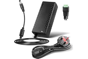 LETAOXING 12V 8A Power Supply DC 96W Adapter Charger AC 100-240V to DC 12 Volt 8 amp LED Driver Universal Transformers 12V/8A for TFT LCD Monitors, TVs, CCTV Cameras, LED Strip Lights