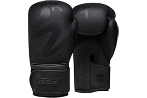 RDX Boxing Gloves Sparring Muay Thai Pro Training, Maya Hide Leather, Kickboxing Heavy Punching Bag Focus Mitts Pads Double End Ball Workout, MMA Fitness Gym Bagwork, Ventilated Palm, Men