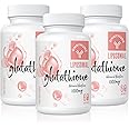 Liposomal Glutathione Supplement 1000mg, Reduced Glutathione Softgels with Vitamin C, for Anti-Aging, Detox, Brain, Immune Health, Better Absorption, L-Glutathione 180 Capsules (3 Bottles)
