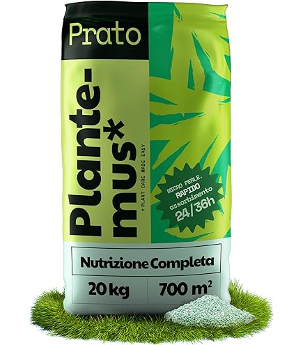 Compo fertilizzante per prato con effetto a lungo termine