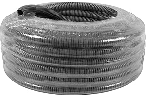 DEBFLEX - Gaine ICTA 20mm - Pour Protection et Passage de Câbles Electriques - Pose Apparente ou Encastrée dans les Cloisons - Gris - 25 mètres