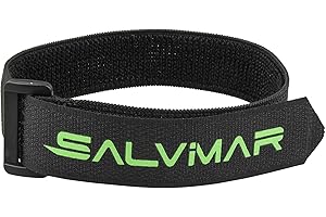 SALVIMAR Slim, Banda elástica Porta Cuchillos Unisex Adulto, Negro, 40 cm