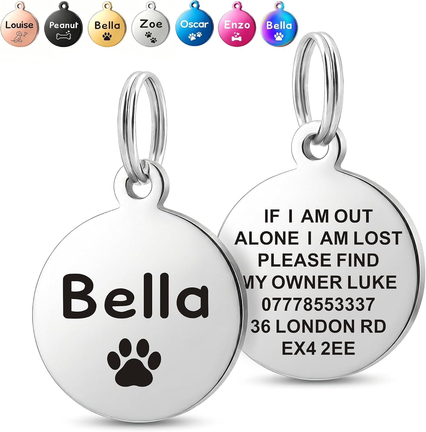 Où et Comment Commander le Deep Engraved Dog Tags for Pets UK Prime Pers en Toute Sécurité