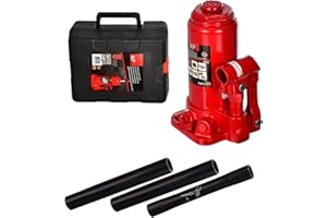 TC TECHNIC 5 Ton Toneladas Coche Elevador Gato Hidráulico Vehículos Botella para Auto con Maleta