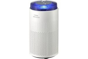 COWAY Air Purifier for Home Bedroom, Auto HEPA Air Purifiers for Small Space, Quiet 18.4 dB, CADR 120.1 m³/h, Smart Auto Mode for Dust, Smoke, Pets, AIRMEGA 50