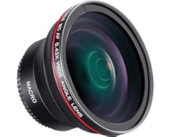 Neewer 52MM 0.43x Professional HD Wide Angle Lens (Macro Portion) for NIKON D7100 D7000 D5500 D5300 D5200 D5100 D3300 D3200 D