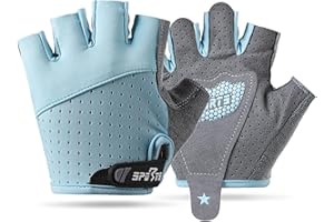 FYting Guanti Bici Bambino,Guanti Ciclismo,Guanti Mtb,Comotti e Traspiranti, Palme da Protezione Anti-Slip per Pattinaggio su Ghiaccio, Biciclette, Scooter, Sport AllAperto(Rosa,M)