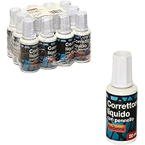 12 Penne Correttrici Aurora Monikids - Punta Metallo, 7ml, Asciugatura Rapida