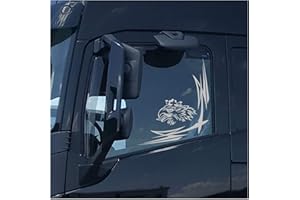 Finest Folia D062 - Adhesivo decorativo para ventana de camión, diseño de grifo