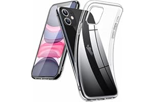 DOSMUNG Etui do iPhone 11 (6,1 Cala), Smukły Silikonowe Etui Case Odporne na Zarysowania, Miękkie dopasowanie, Przezroczyste