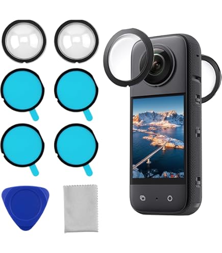 Pellicola Protettiva In Vetro Temperato Per Insta360 X3 - 2 Pezzi Anti-Graffi - Foto 7