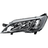 LONGLING Left Black Headlights with Motor for Fiat Ducato Citroen Jumper Peugeot Boxer 2014-2025 Opel Movano 2019-2025