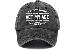 NOEMIN 50th 60th 70th 80th Birthday Vintage Baseball Cap for Men - Birthday Gift Cool Unusual Stuffs Ideas Caps for Dad Uncle Grandad, 1945/1955/1965/1975 Birthday Gifts for Men