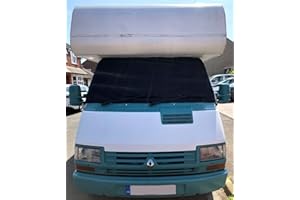 Fuel Lagoon Windscreen cover Black Out Blind Motorhome Screen Cover Talento J5 Ducato 1981-1993