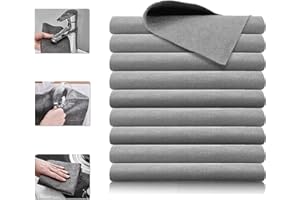 ZZRSYJ Paño De Limpieza Mágico, 10 Paño De Limpieza Mágico, Thickened Magic Cleaning Cloth, Reusable Microfiber Cleaning Rags, paños de Limpieza mágicos, para Ventanas, Vidrio, Automóvil