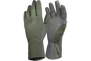 Pentagon Hommes Long Cuff Pilot Gants Olive