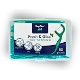 StopEver Fresh & Gliss K&uuml;rdanlı Diş İpi (50 Adet) | Nane Aromalı | Diş Arası Temizliği, Ağız Hijyeni ve G&uuml;nl&uuml;k Kullanım i&ccedil;in 