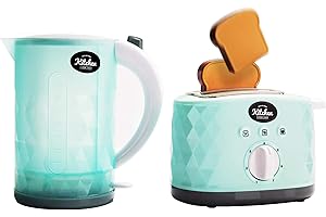 infunbebe Kids Toy Play Kitchen Super Chef My First Kettle & Toaster With Light & Sounds