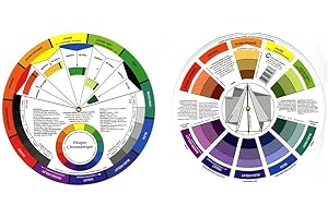 EMI Craft Mini Disque Cercle Chromatique Diam: 13cm en français double face