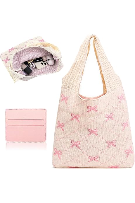 CharmBurst Beige Häkel-Strandtasche Im Boho-Stil – Großzügige Damen-Tasche Aus Hochwertigem Material, Ideal Für Sommer, Reisen & Alltag