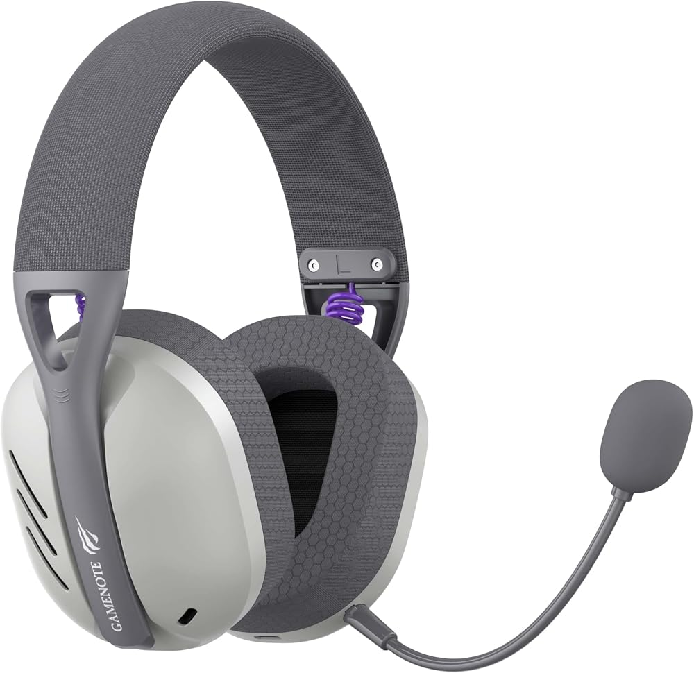 Havit Gamenote Fuxi-H3 Gaming Oyuncu Mikrofonlu Kulaklığı 7.1-4 Modlu (BT, 2.4Ghz, Type-C, 3.5mm) GRİ