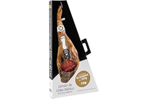 NICO JAMONES - PACK LONCHEADO JAMÓN DE CEBO IBÉRICO 50% raza ibérica. 10 sobres de 100 gr. Exquisito sabor para un paladar gourmet.