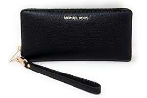 Michael Kors Portmonetki damskie Jet Set Travel 19x10x4 cm, czarny - czarny - jeden rozmiar