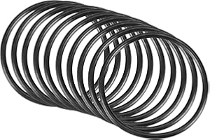 QUARKZMAN Nitrile Gomma O-Ring 55mm x 49mm x 3mm Guarnizioni di Tenuta Anelli Rubinetti Rotondo Guarnizione Rondella per Rubinetto Idraulica Riparazione Sigillatura Connessione, 10 Pezzi