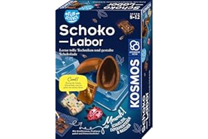 KOSMOS 654283 Fun Science - Schoko-Labor, Experimentier-Set für Kinder ab 8-12 Jahre, Schokolade selber Formen, Süßigkeiten und Geschenke selber Machen