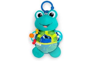 Baby Einstein, Ocean Explorers, Neptune's Sensory Sidekick, zabawka aktywnościowa z 7 zabawkami do pobudzania, rozwój motoryki - od urodzenia