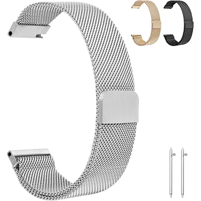 Cinturino Silicone 20/22mm Per Smartwatch – Sgancio Rapido, Universale, Unisex (Nuovo)