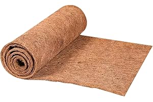 Flewdart 30x120 cm Fibre Coco Rouleau 100% Naturelle Tapis Apis Reptile pour Reptiles Serpents Tortues Lézards Insectes Panier de Fleurs Jardin Tapis (30x120 cm)