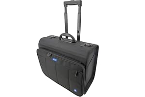 Stop Ocean Plastic 46216 Trolley Pilotenkoffer RPET Samar, Laptopkoffer mit arretierbarem Trolleysystem, 2 Zahlenschlössern, DIN A4 Einsteckfach, ca. 39 x 47 x 24 cm, Businesstrolley, anthrazit
